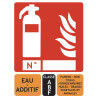 Panneau extincteur classe F 150x200 mm