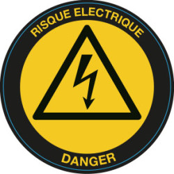 Sticker danger électrique (AV07T)