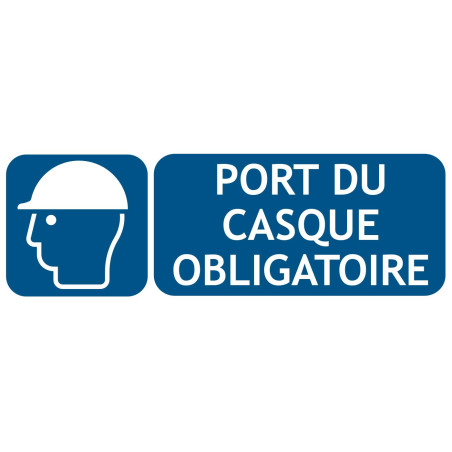 Port du casque obligatoire Port du casque obligatoire