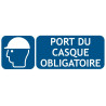 Port du casque obligatoire