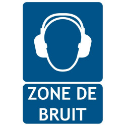 Panneau zone de bruit