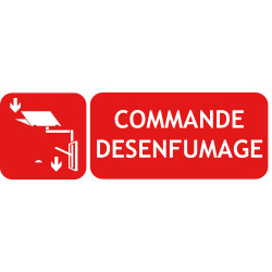 commande de désenfumage avec picto